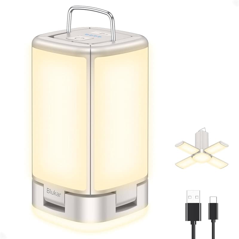 Blukar — Lanterne de camping 2000 lumens rechargeable