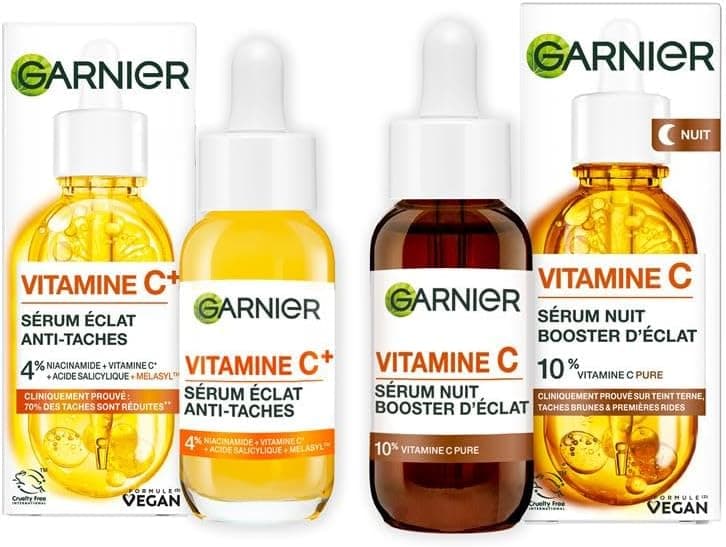 Garnier — Coffret Duo Sérums Vitamine C Éclat Jour & Nuit