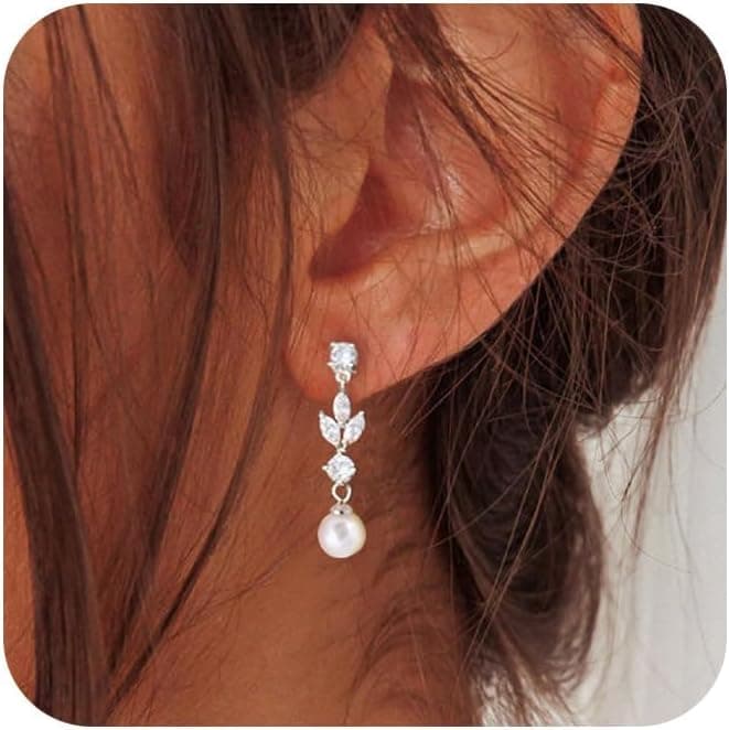 Boucles d'oreilles perles pendantes