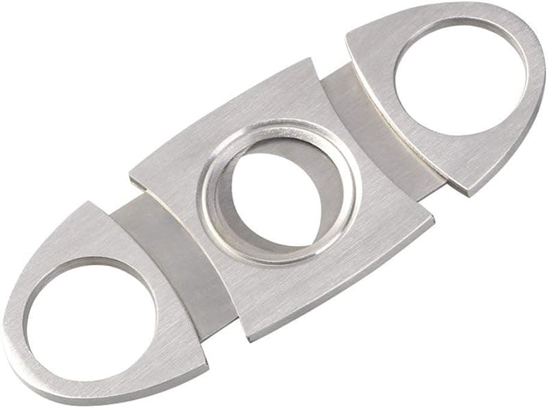 Coupe-Cigares Double Lame Guillotine — Argent