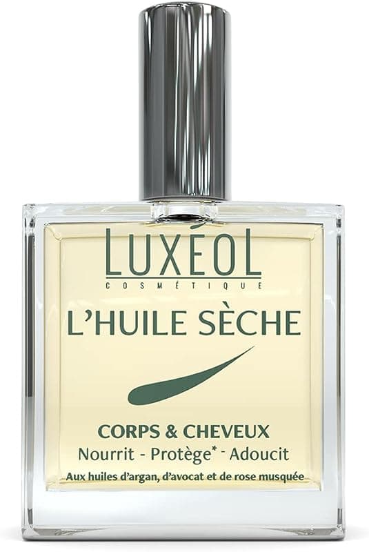 Luxéol — Huile Sèche Corps & Cheveux à l'Argan, Avocat & Rose Musquée