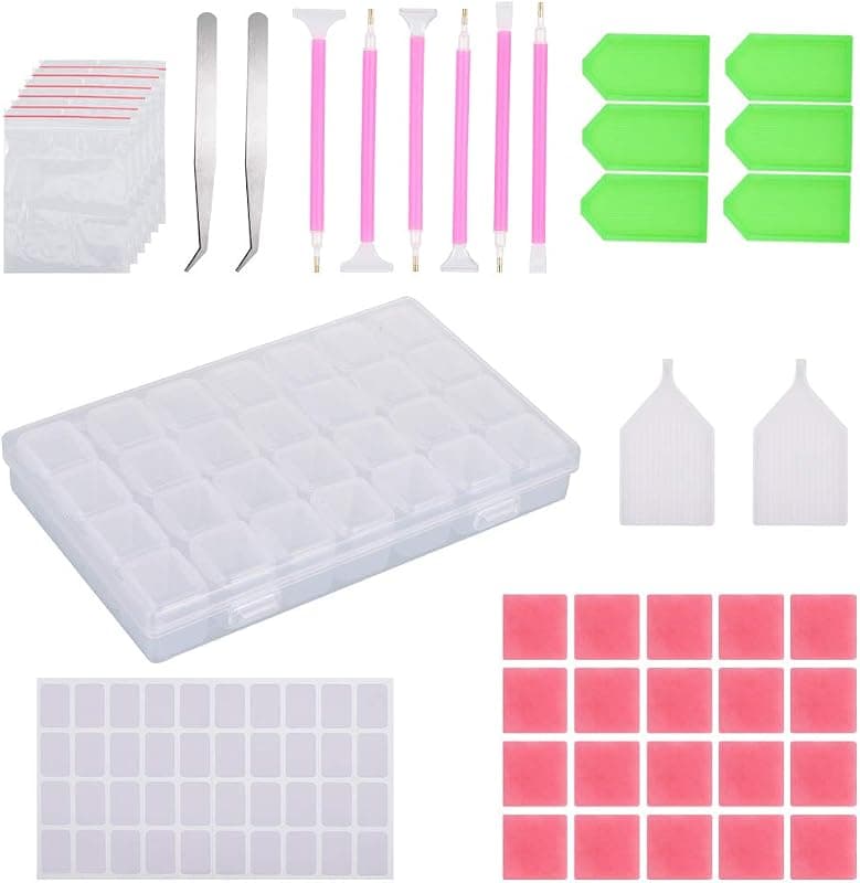 Kit Diamond Painting — Accessoires complets 124 pièces 5D