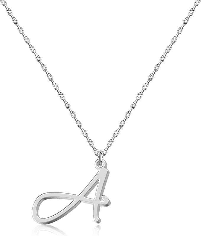 Collier à initiale plaqué or