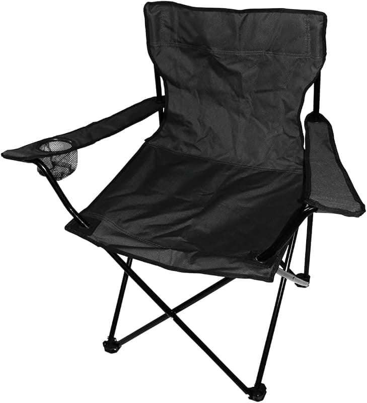 Mojawo — Chaise pliante camping avec porte-gobelet