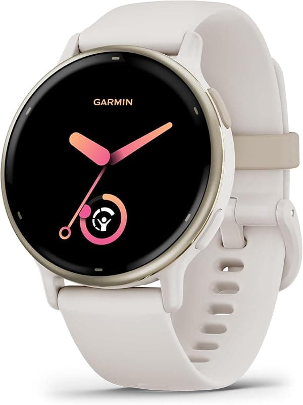 Garmin vívoactive 5 — GPS Sport & Santé 42 mm Gold/Ivoire