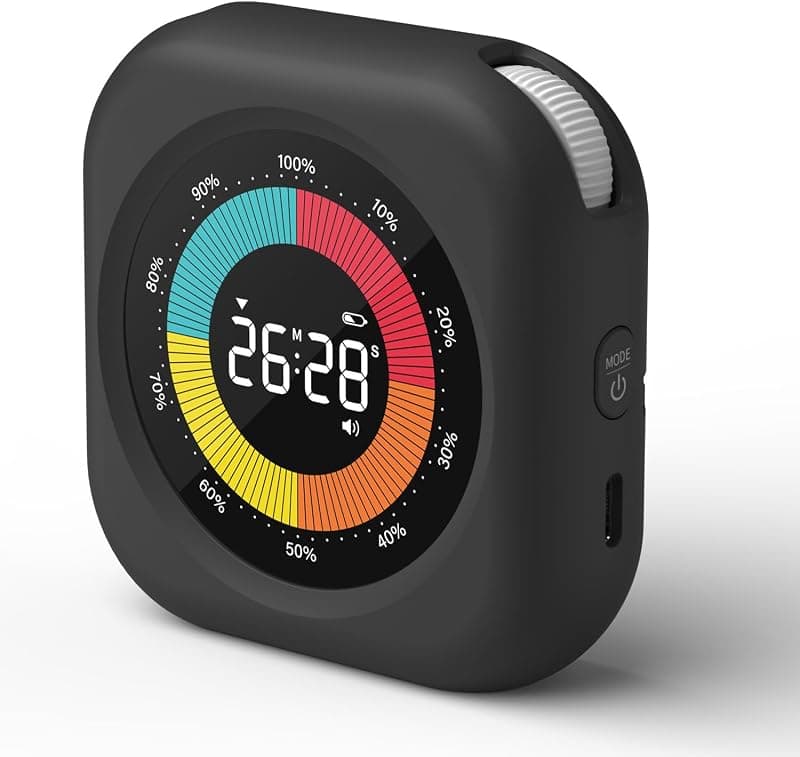 Minuteur Visuel Rechargeable à Barre de Progression Colorée