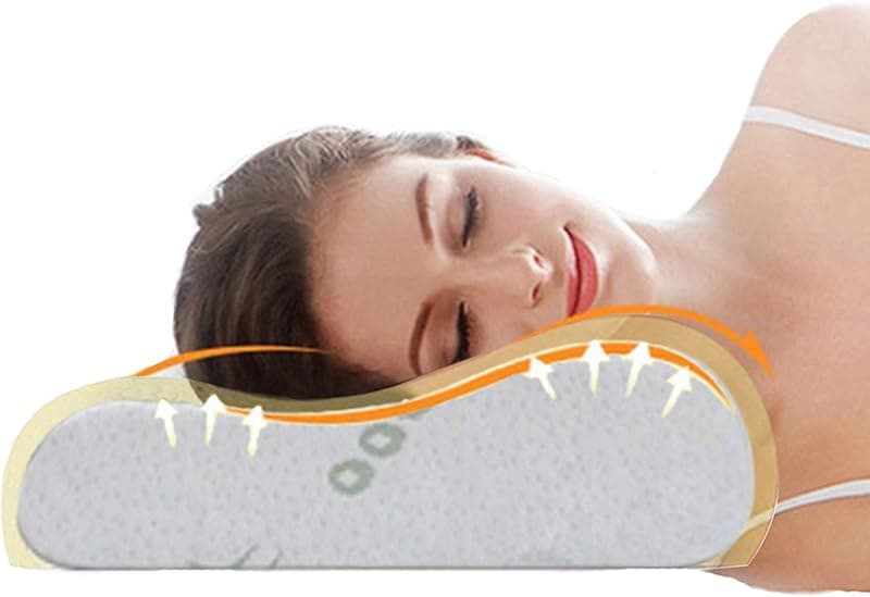HOMGEN — Oreiller ergonomique cervical mousse à mémoire de forme