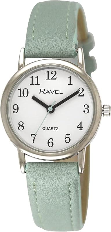 Montre analogique tons pastels pour femme