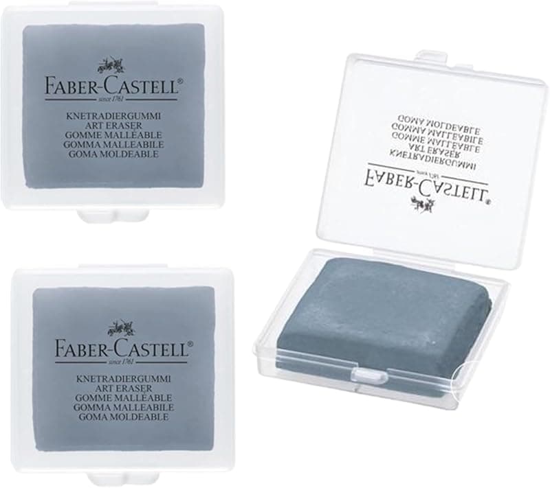 Faber-Castell — Lot de 3 gommes malléables Art Eraser