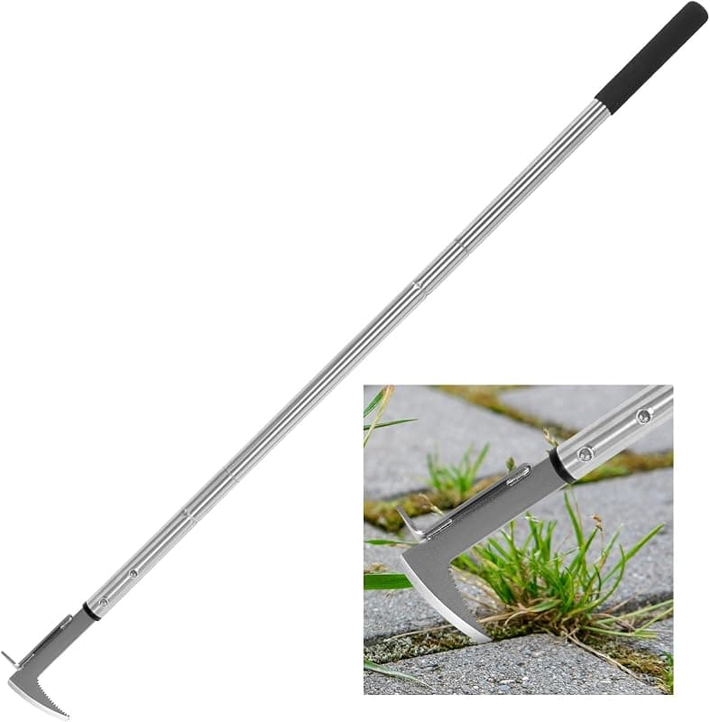 Couteau Désherbeur Ergonomique à Manche Long Réglable