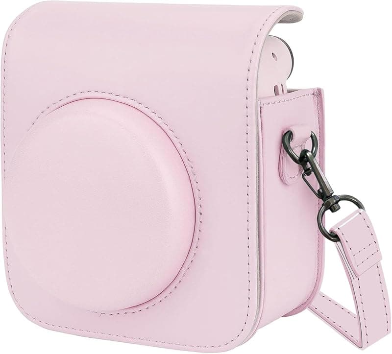 Housse de transport Instax Mini 12 avec bandoulière — Rose