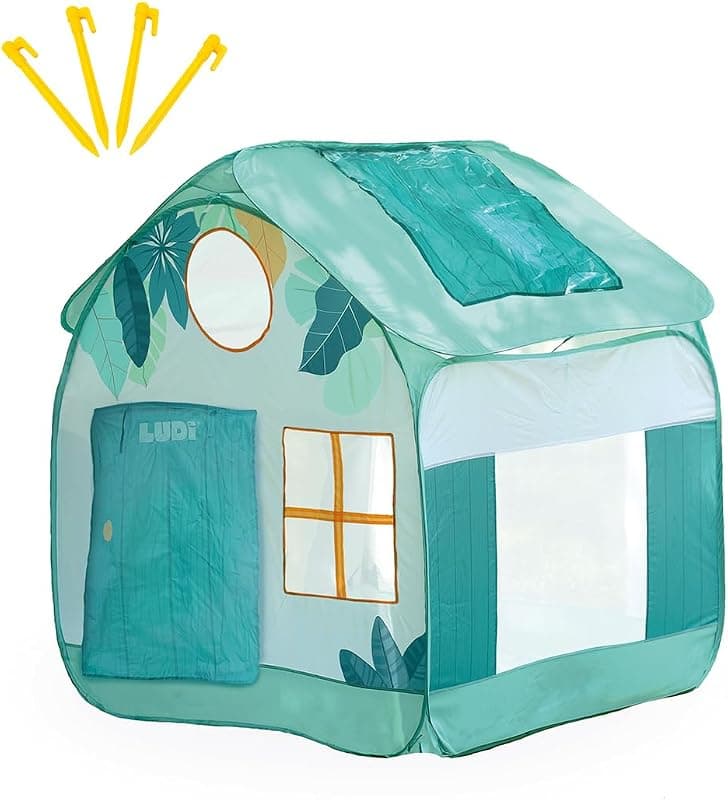 LUDI — Tente Cottage Pop-Up extérieure anti-UV