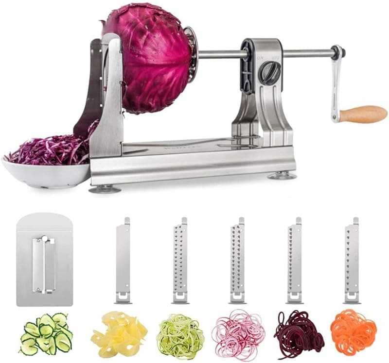 WellToBe — Spiraliseur Coupe-Légumes 6 Lames