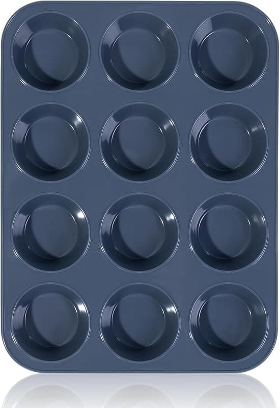 Grand moule à muffins 12 alvéoles en silicone