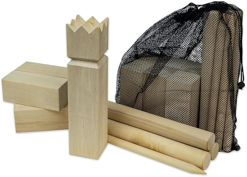 Carromco — Jeu de Kubb, échecs vikings en bois