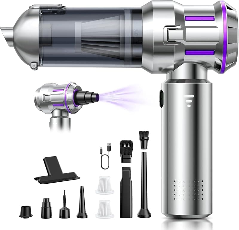 Aspirateur à main — 4-en-1 sans fil 25 000 Pa vidage automatique