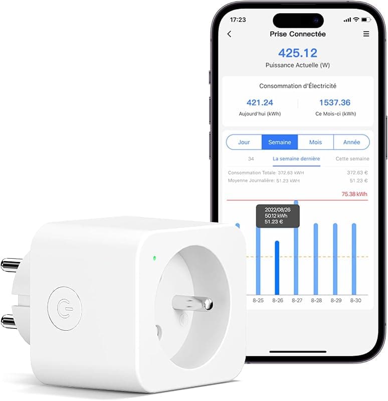 Meross — Prise WiFi Intelligente 16A