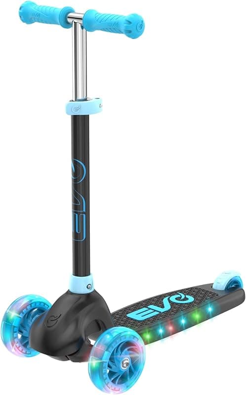 EVO Eclipse — Trottinette lumineuse 3 roues à poignée réglable