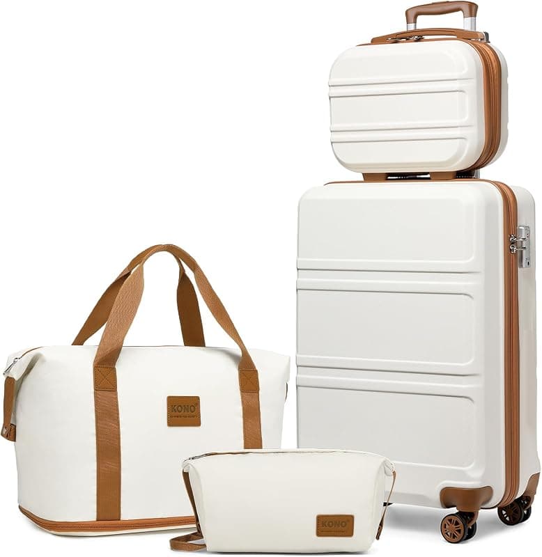 Set de 4 valises rigides (cabine + soute)