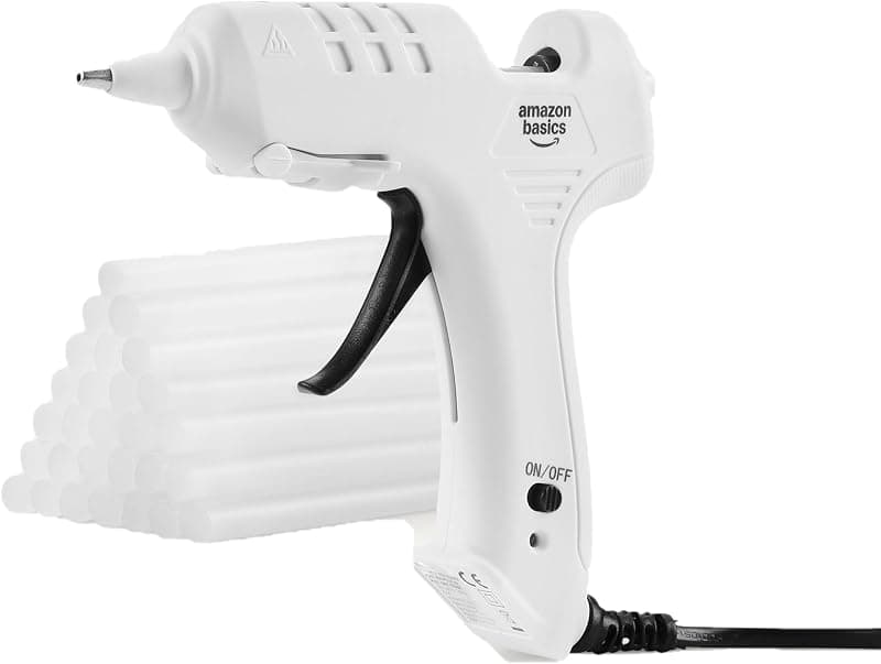 Amazon Basics — Pistolet à colle chaude avec 30 bâtons
