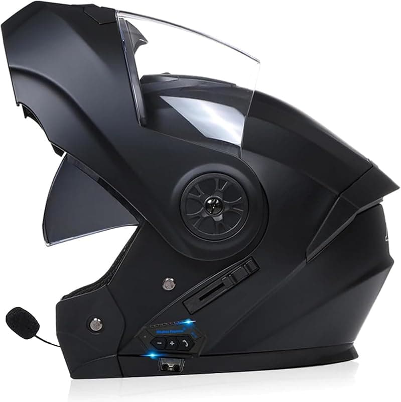 Casque moto intégral Bluetooth flip-up homologué ECE