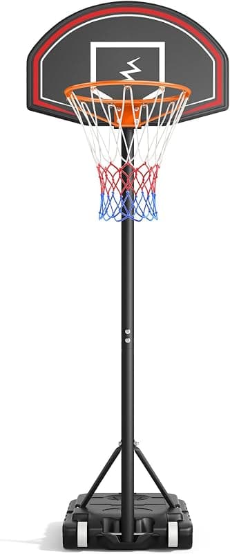 YOLEO — Panier de Basket Extérieur Réglable sur Roues