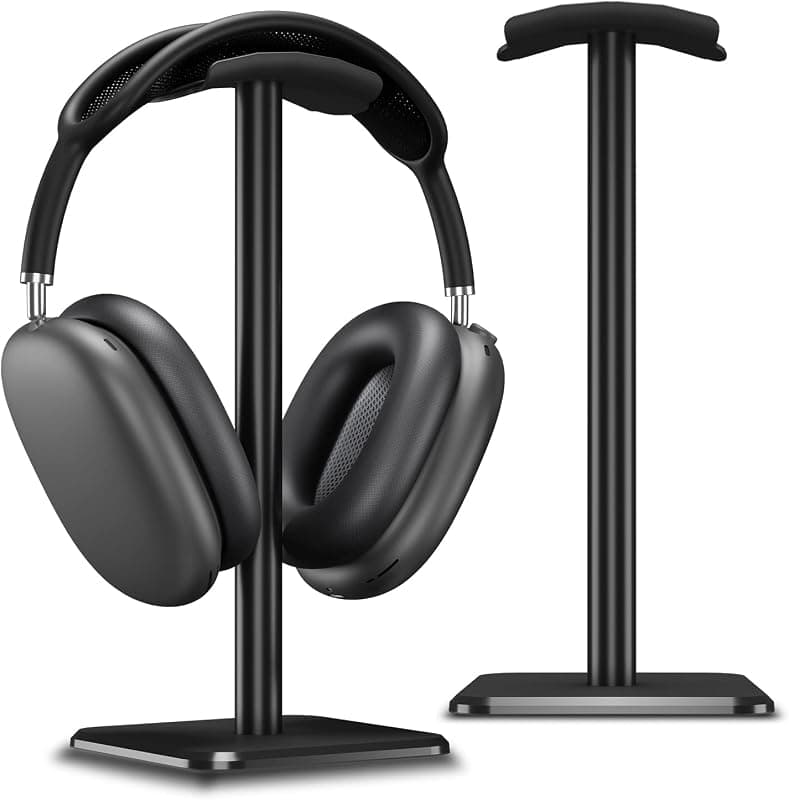 Support casque de bureau à base lestée