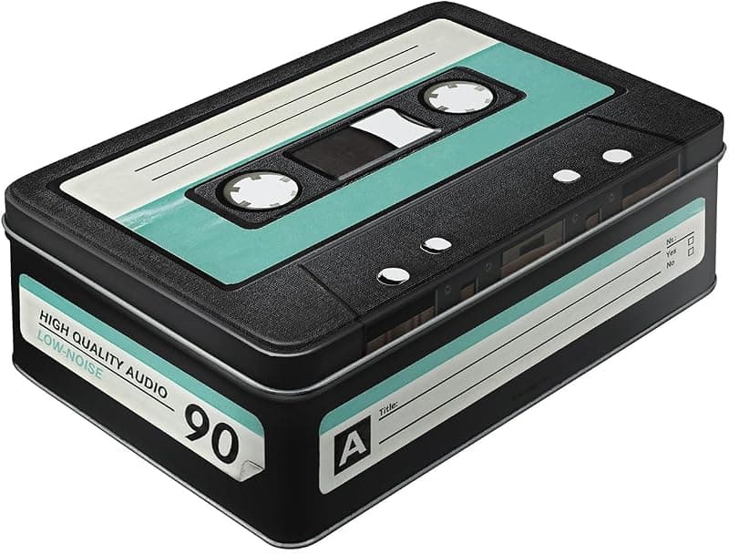 Nostalgic-Art — Boîte métal rétro, motif cassette audio K7