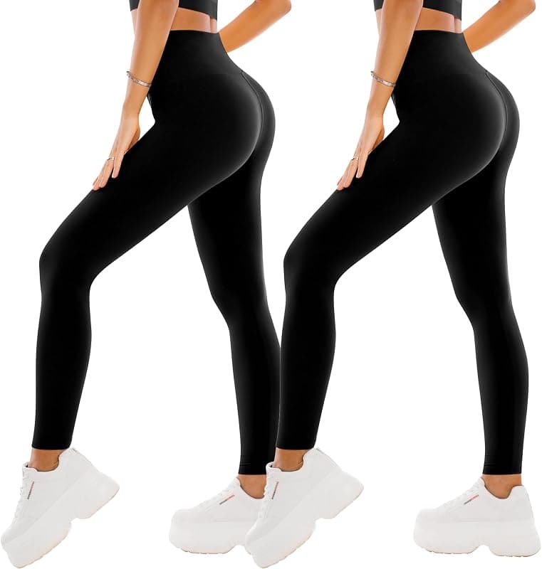 Lot de 2 leggings sport taille haute