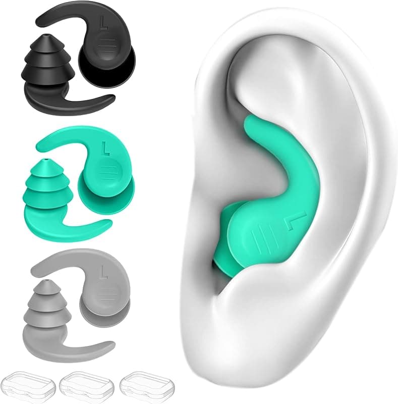 Bouchons d'oreilles en silicone pour natation et surf