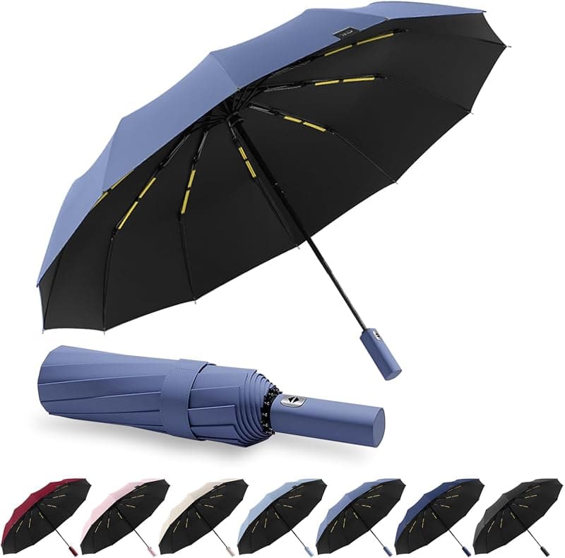 Parapluie pliant automatique coupe-vent