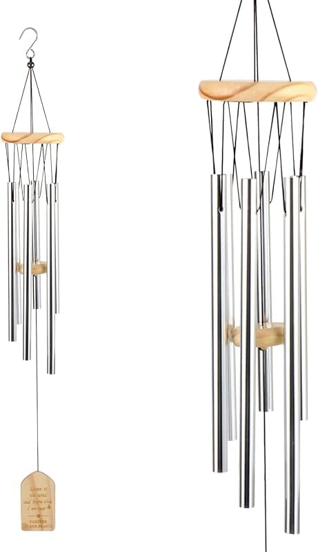 Carillon à vent en aluminium (6 tubes)