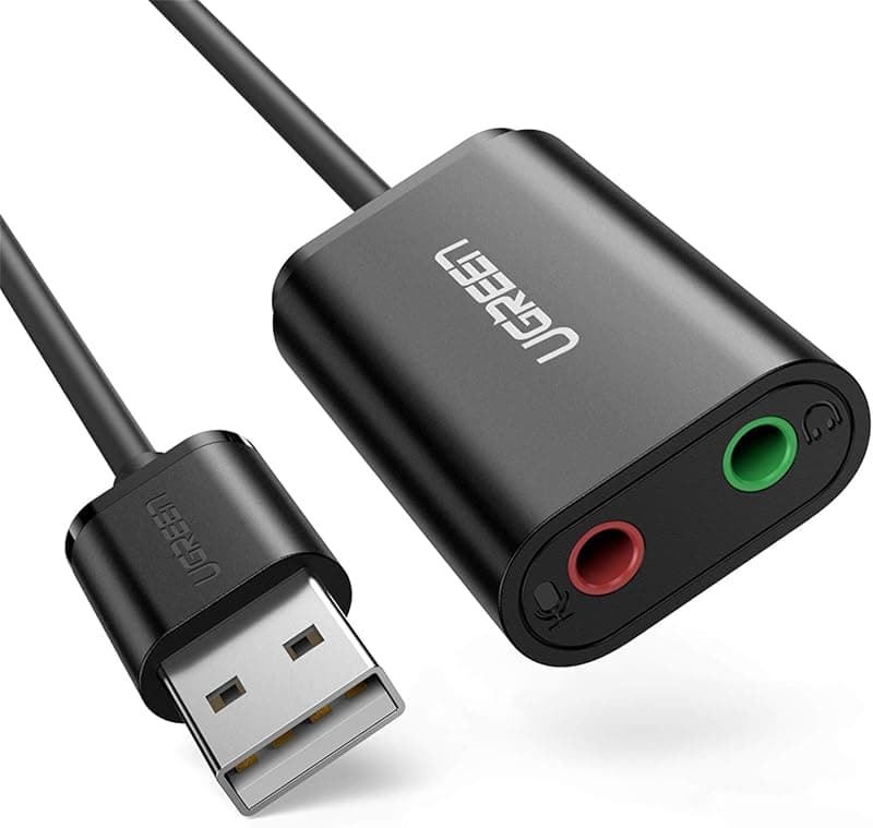 UGREEN — Carte son externe USB vers jack 3,5 mm