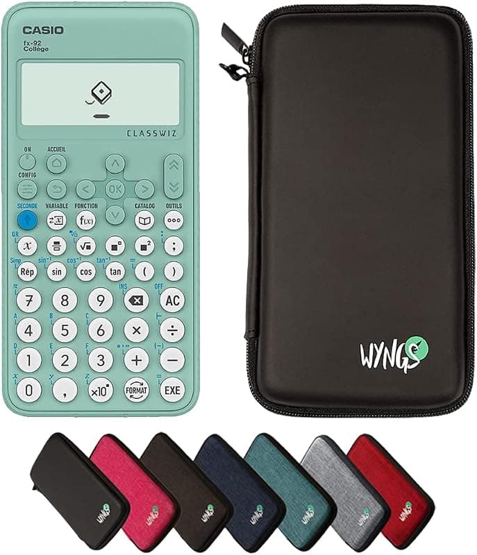 Casio fx-92 — Calculatrice scientifique avec housse de protection