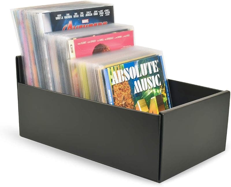 3L Djois — Boîte de Rangement pour DVD, Blu-Ray et CD