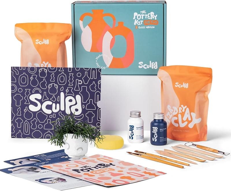 Sculpd — Kit d'initiation à la poterie, argile autodurcissante