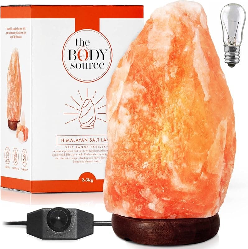 The Body Source — Lampe en cristal de sel de l'Himalaya
