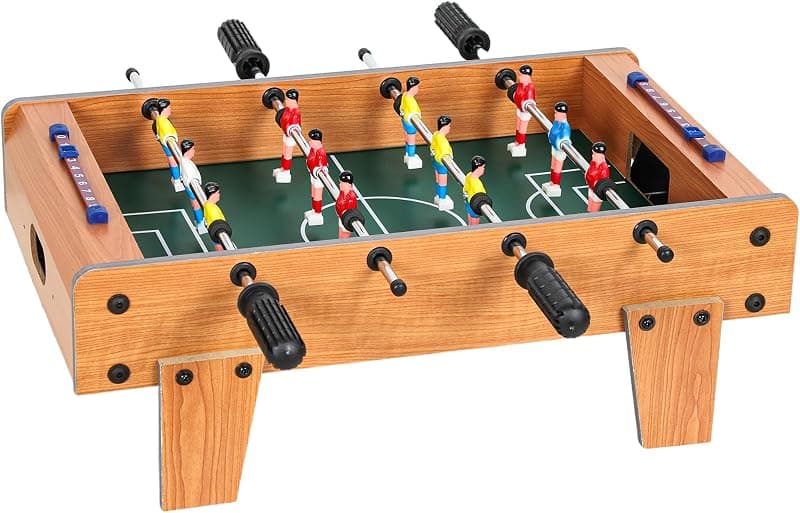 SPORTNOW — Mini Babyfoot de Table Finition Bois Naturel