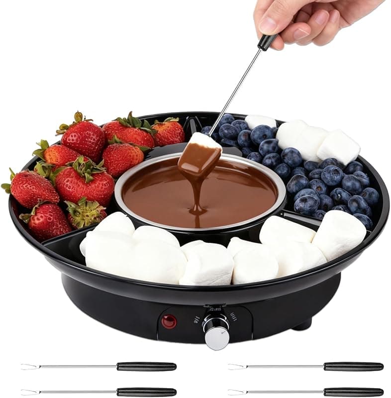 Set à Fondue au Chocolat Électrique