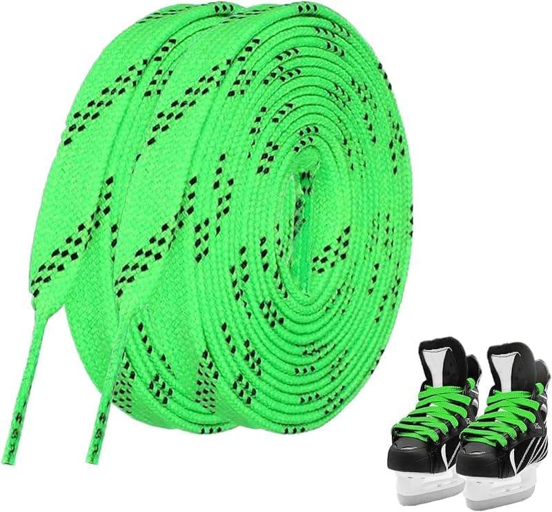 Lacets cirés plats pour patins à glace et hockey — 96 pouces