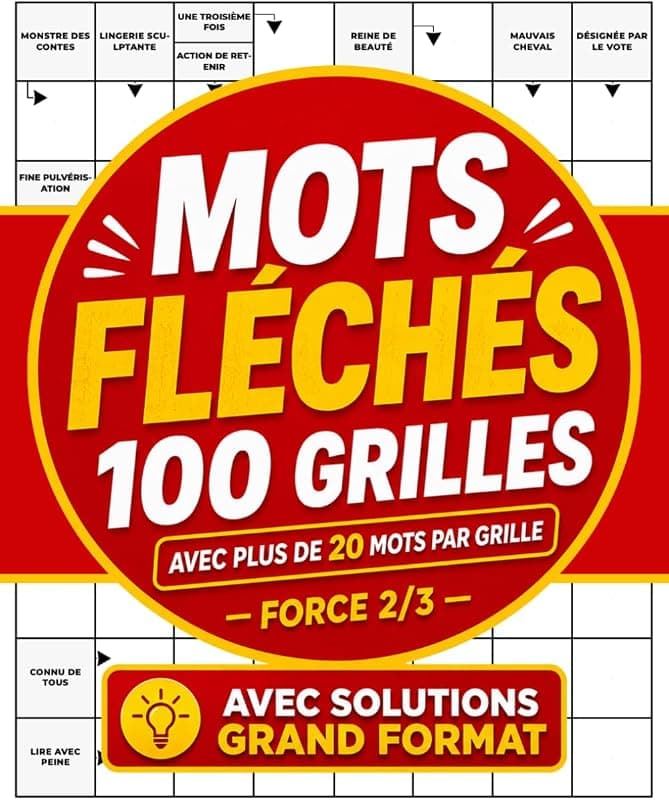 100 grilles de mots fléchés (grand format)
