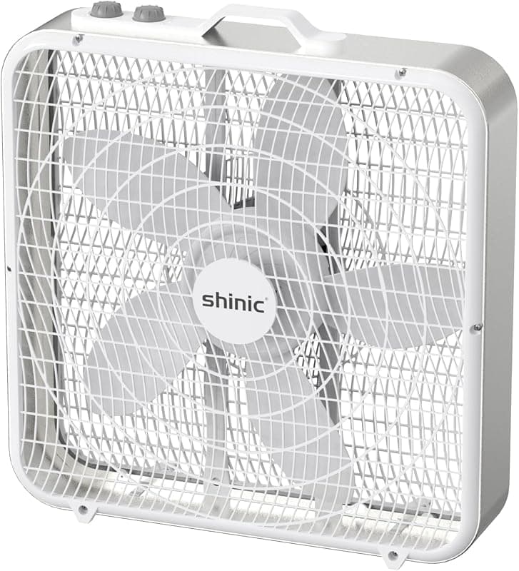 Ventilateur boîte 3 vitesses 50 cm (façon Lasko)