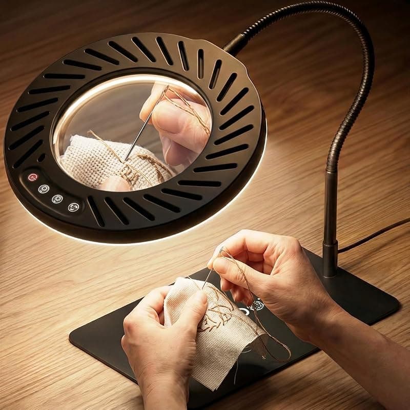 ARTDOT — Lampe loupe sur pied LED 10x