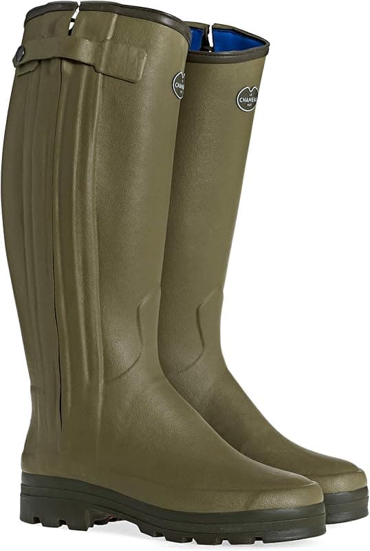 Le Chameau — Bottes en caoutchouc doublées cuir