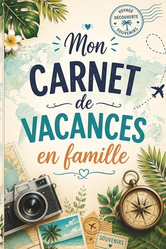 Carnet de vacances en famille — Journal de voyage à remplir