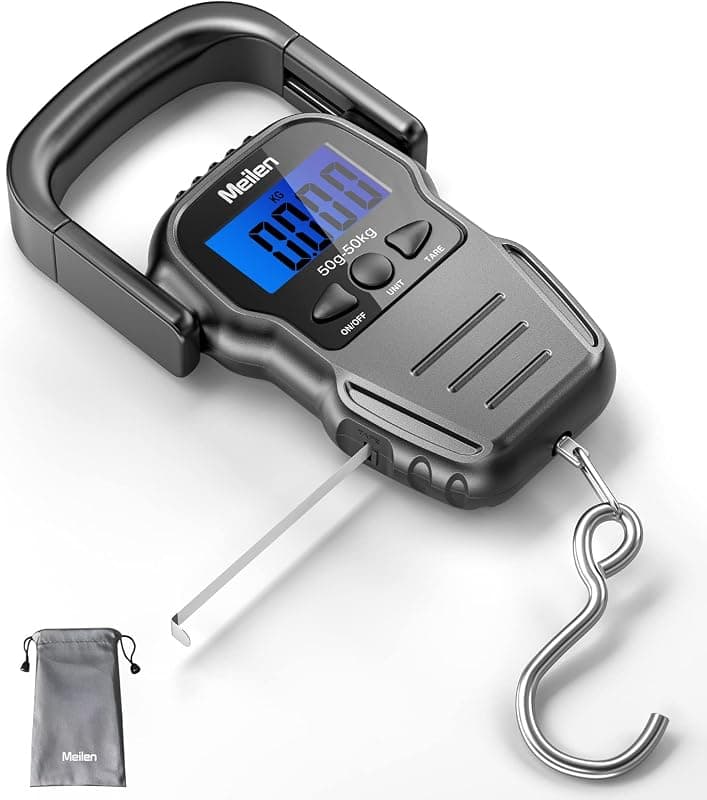 Pèse-bagage électronique portatif avec écran LCD rétroéclairé