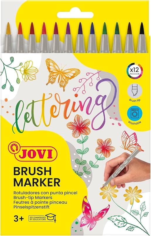 Jovi — Brush Marker Lettering 12 Couleurs