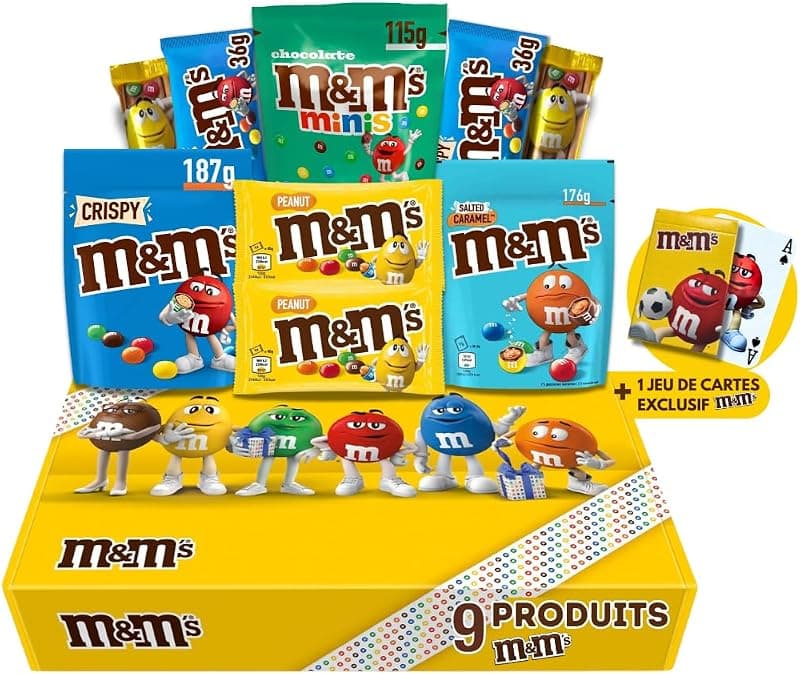 M&M's — Coffret gourmand (9 produits)