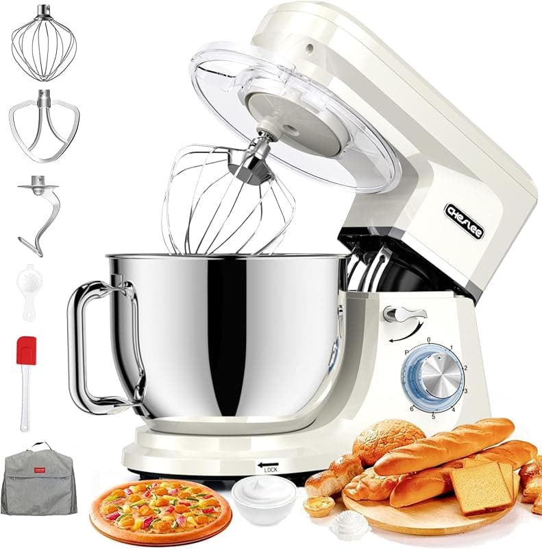 Cheflee — Robot Pétrin Professionnel 2000 W, 8 L