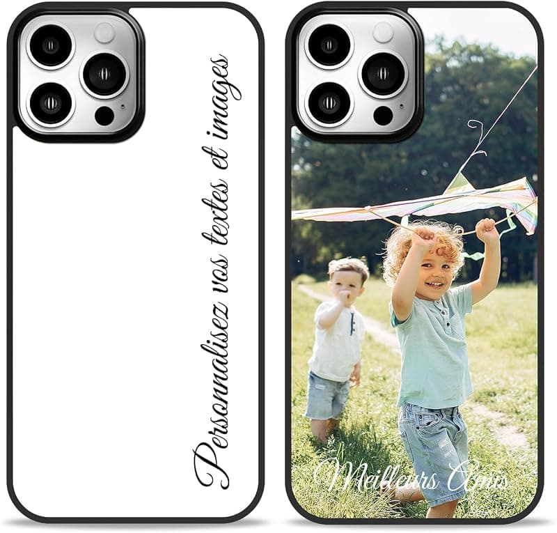 Coque iPhone Personnalisée avec Photo ou Texte